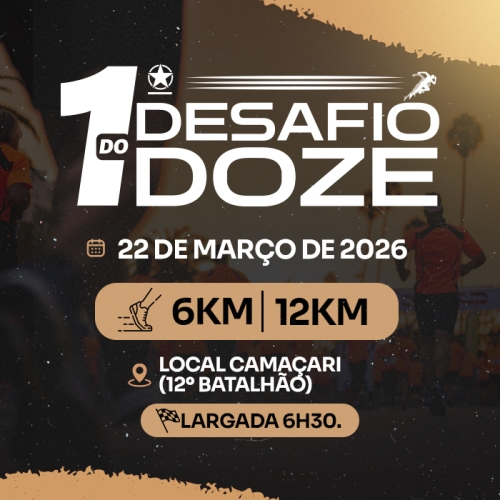 🏃🏽 1° DESAFIO DA DOZE 👮🏽‍♂️